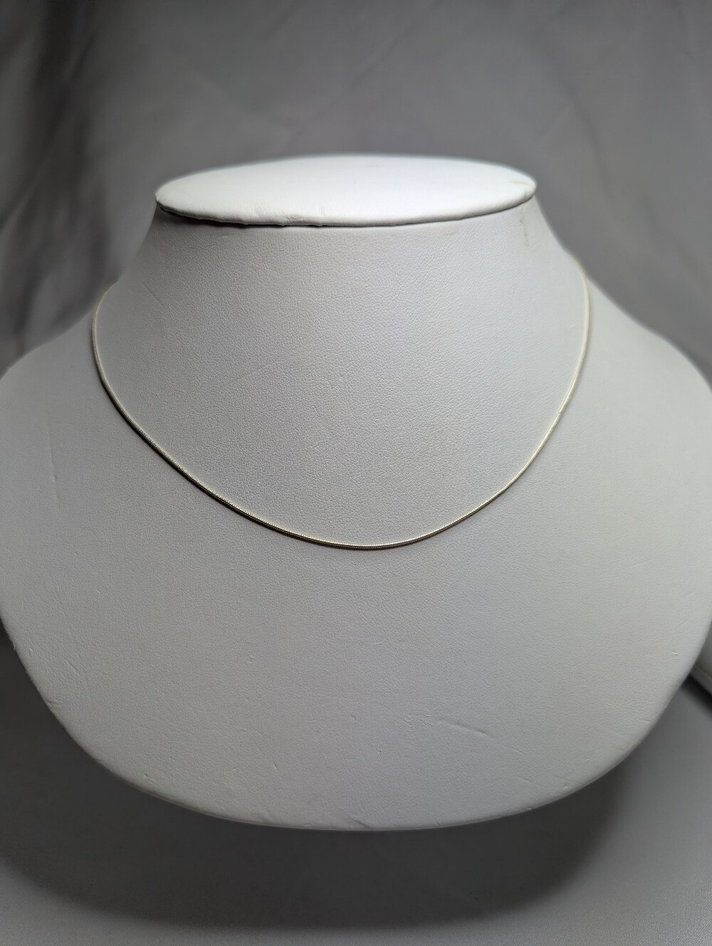 Minimalist Snake Chain Necklace in Silver